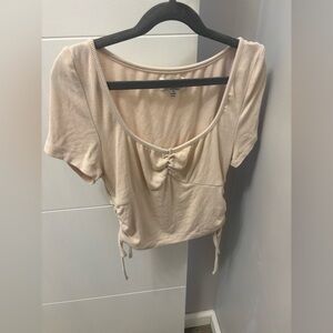 Shareen Collections Australia Women’s Beige V Neck Top Size 12